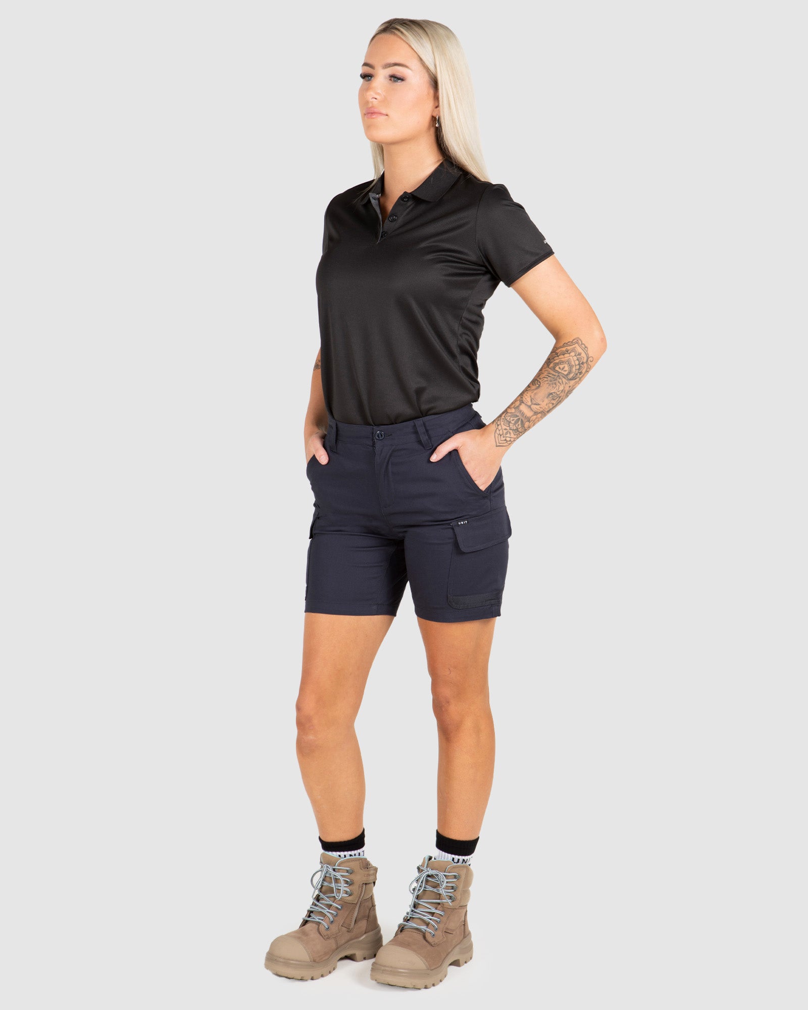 UNIT Ladies Workwear Staple Cargo Performance Shorts 209217006