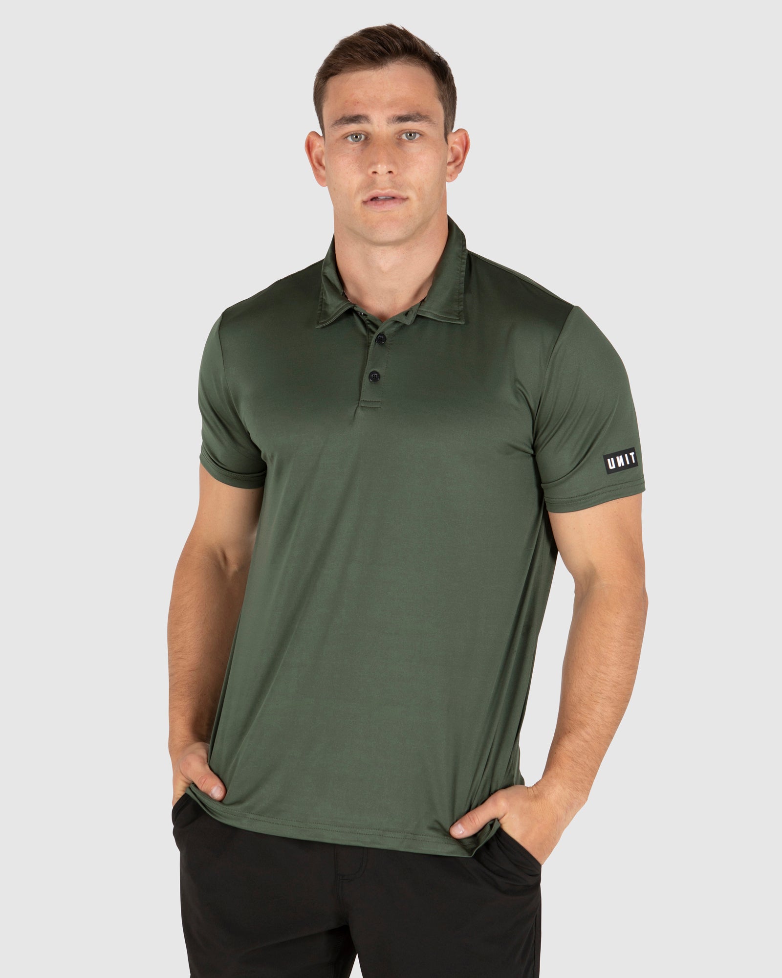 UNIT Mens Polo Shirt Elite Flex 229145002