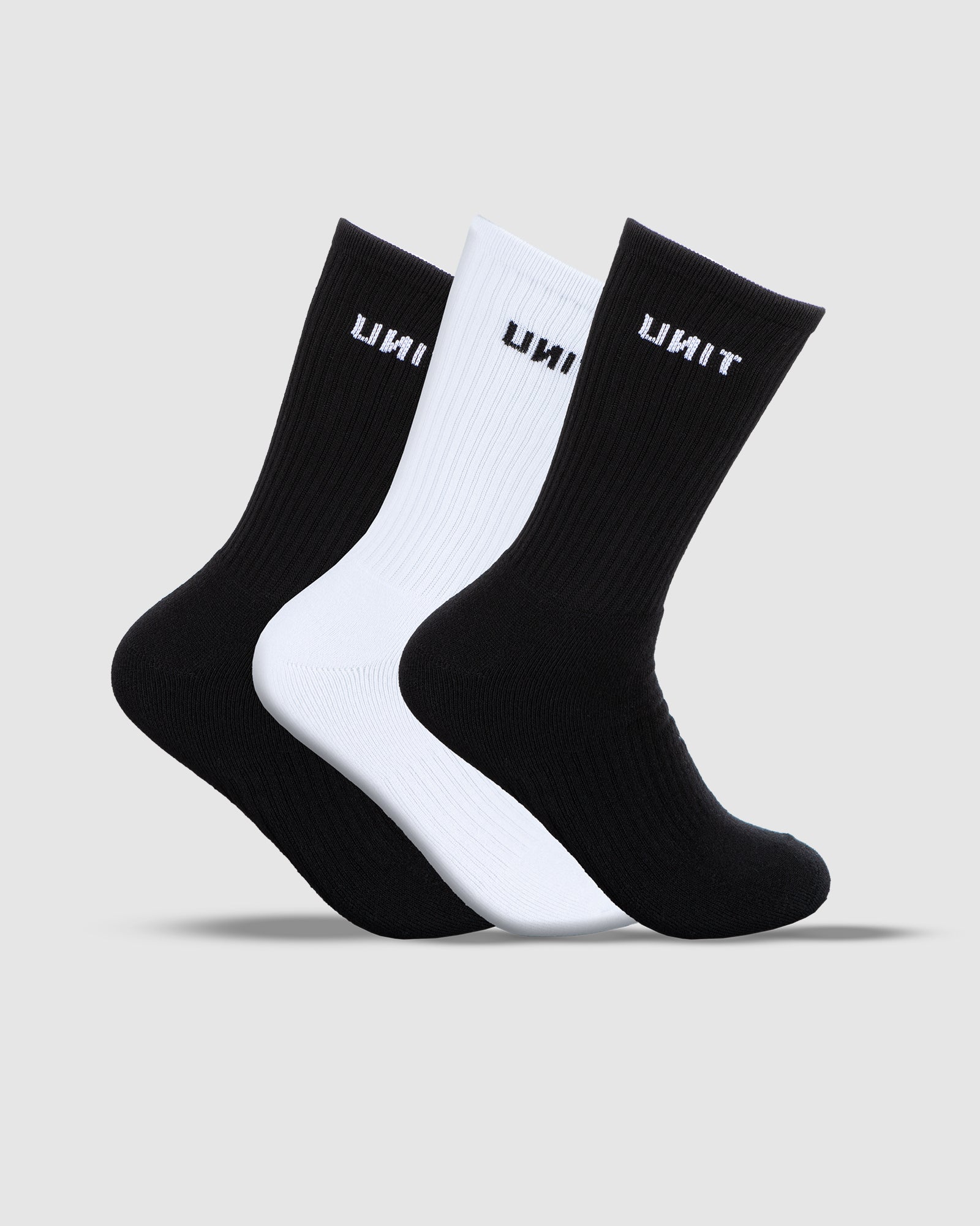MENS SOCKS COTTON CREW 3 PACK