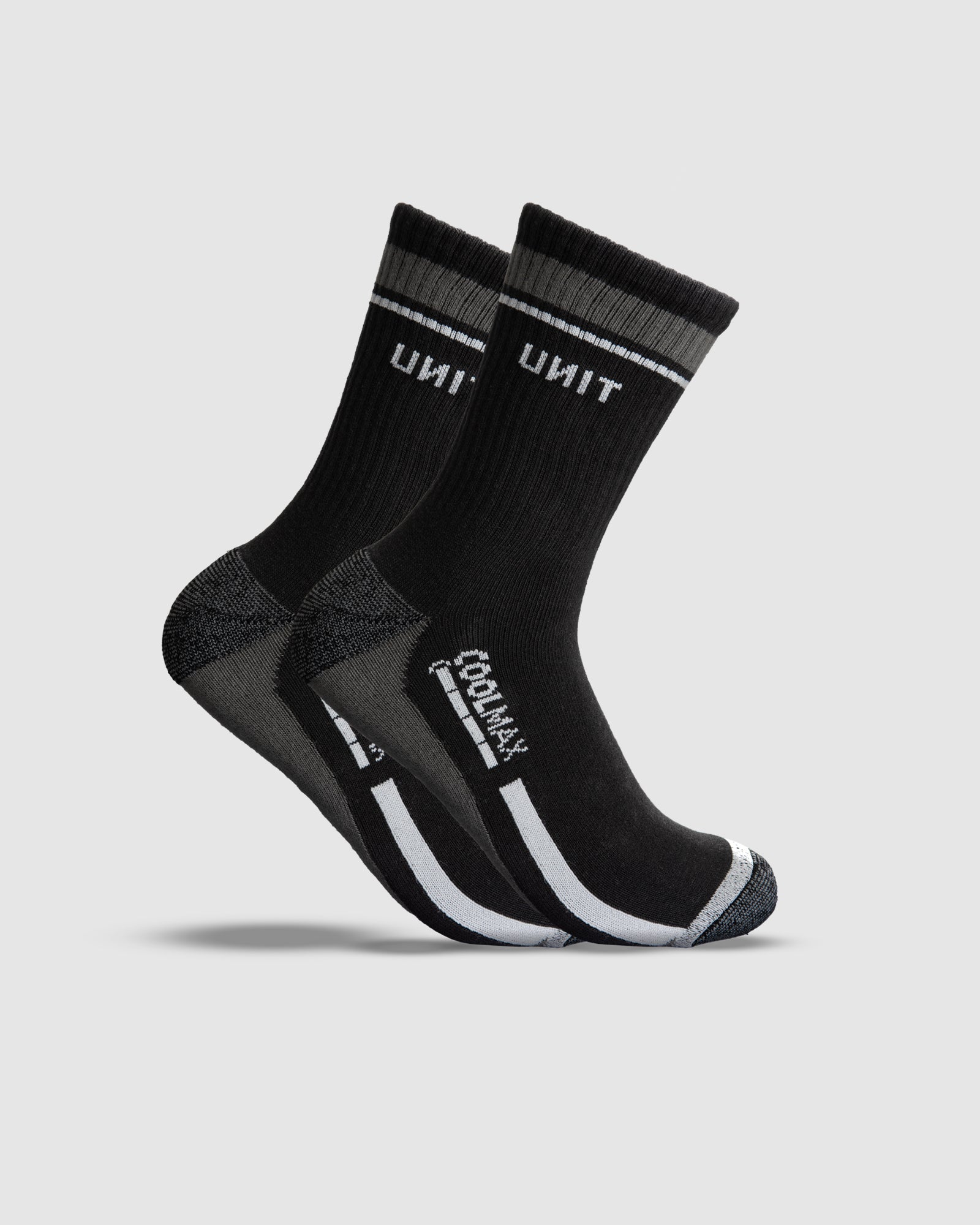 MENS SOCKS COOLMAX CREW 2 PACK