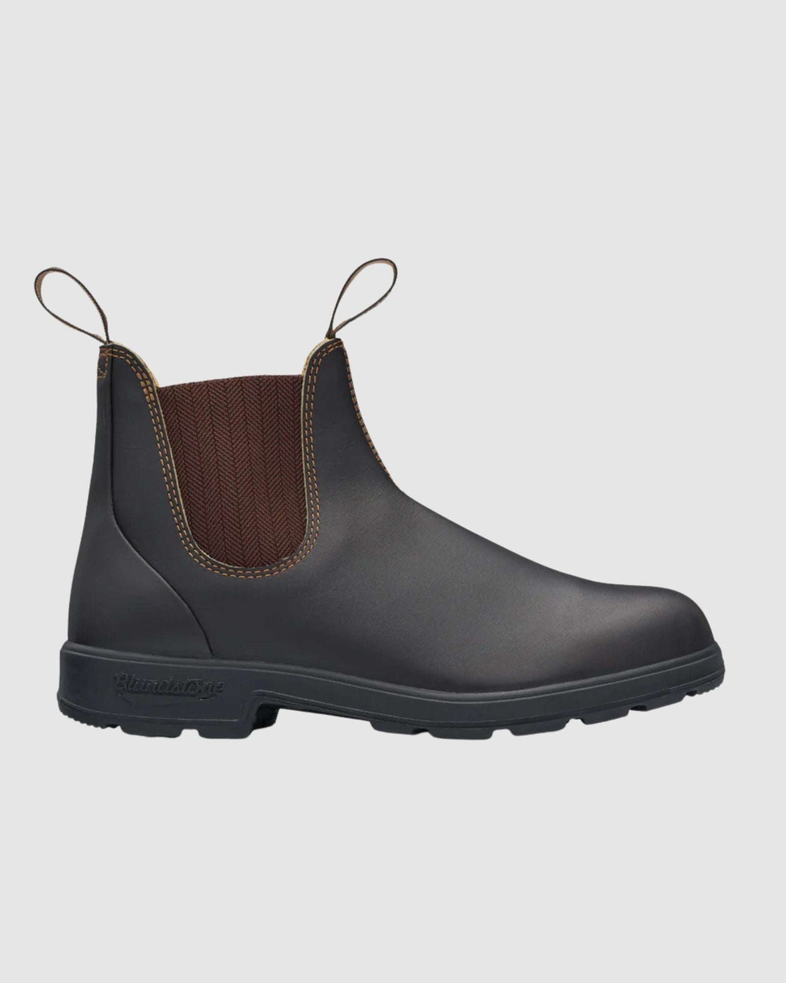 Blundstone Brown Premium Leather Elastic Side Boot 600