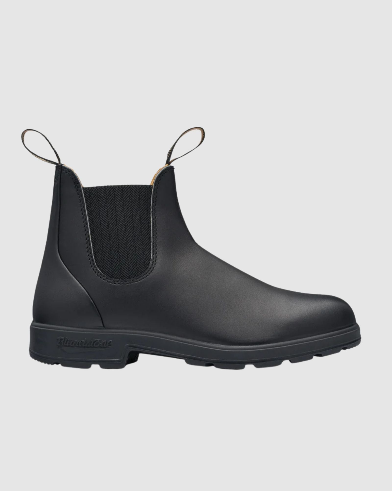 Blundstone Black Premium Leather Elastic Side Boot 610