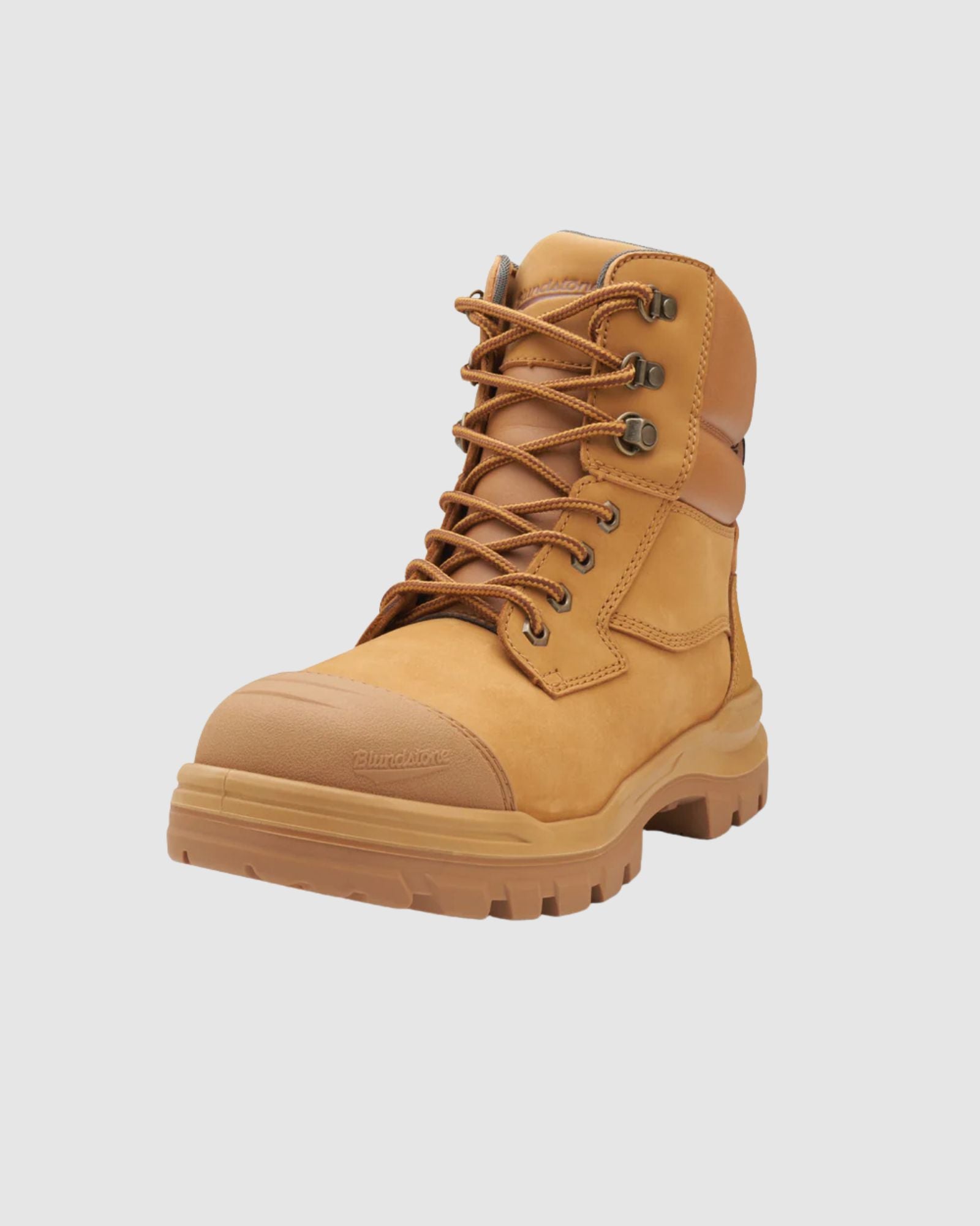 Blundstone Rotoflex Wheat Water Resistant Nubuck 150MM Zip Sided Safety Boot 8060