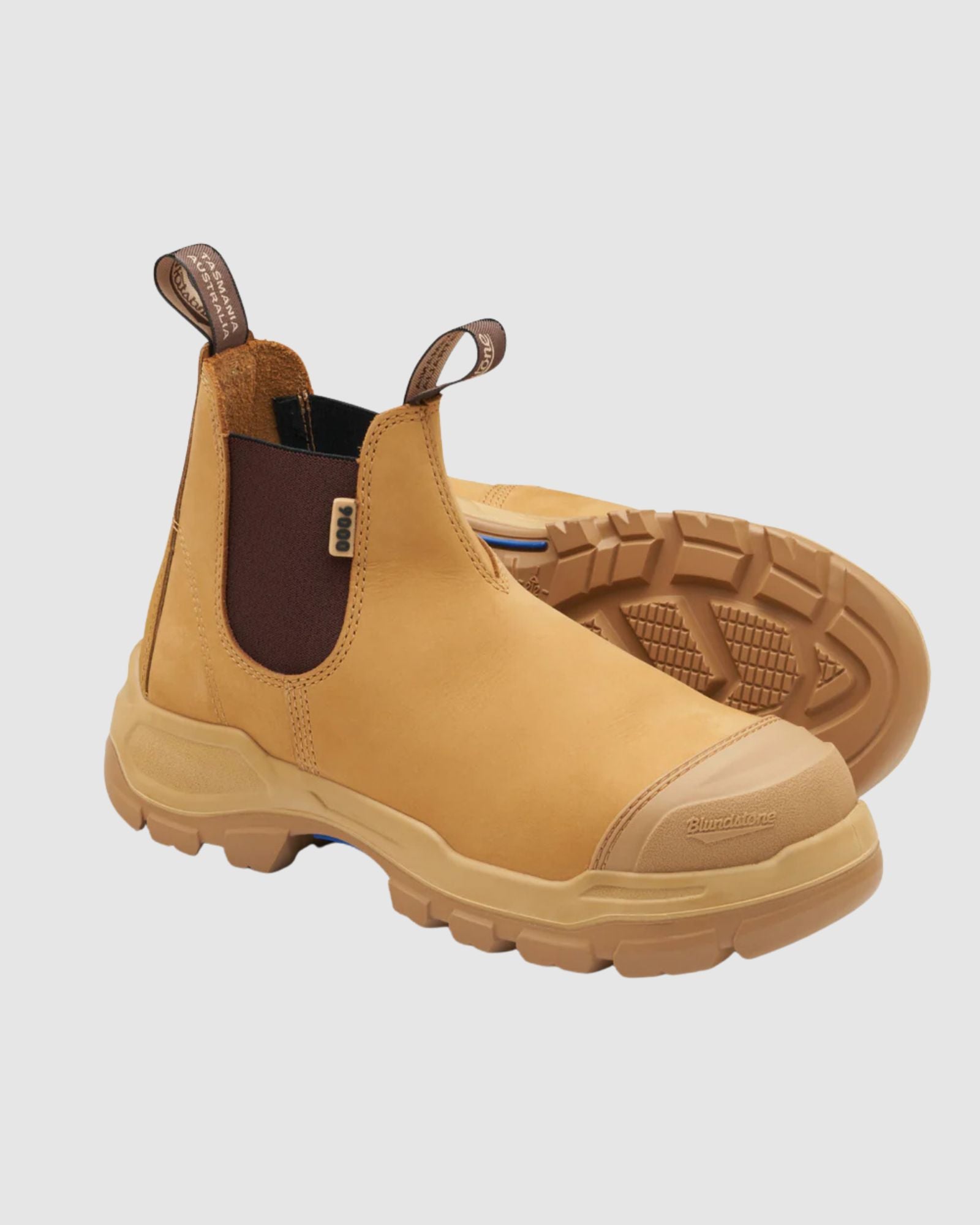 Blundstone Rotoflex Water Resistant Nubuck Elastic Side Safety Boot 9000