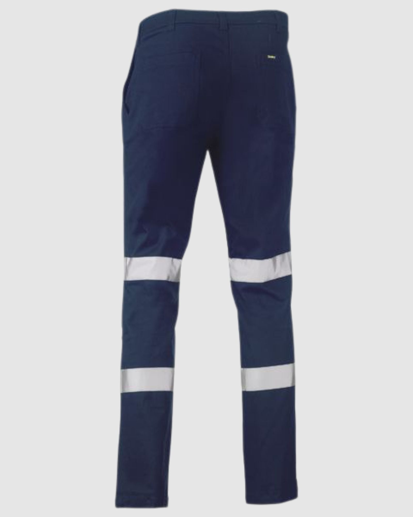 BISLEY BP6008T TAPED BIOMOTION STRETCH COTTON DRILL WORK PANTS