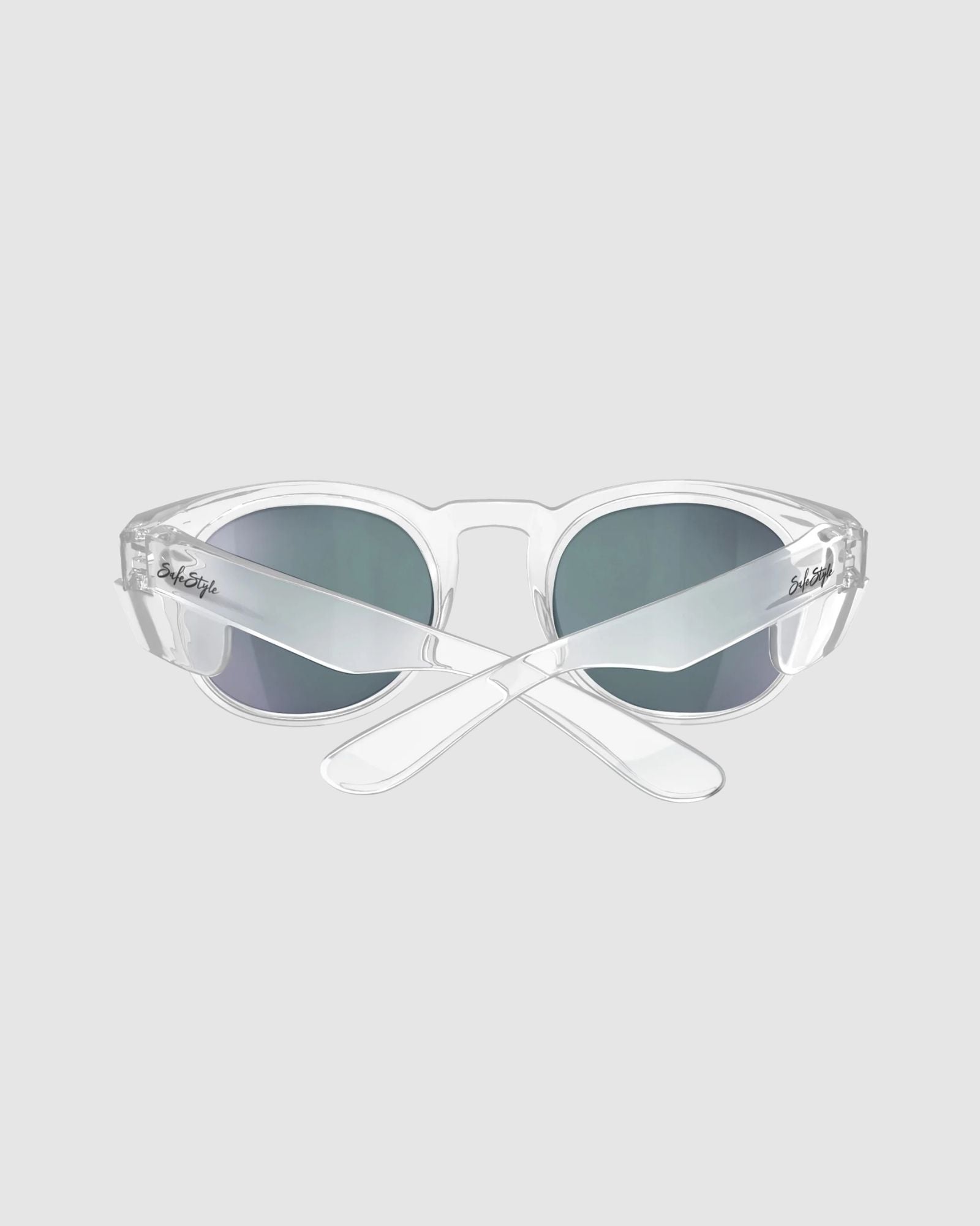 Safestyle Cruisers Clear Frame mirror Blue Polarised CRCBP100
