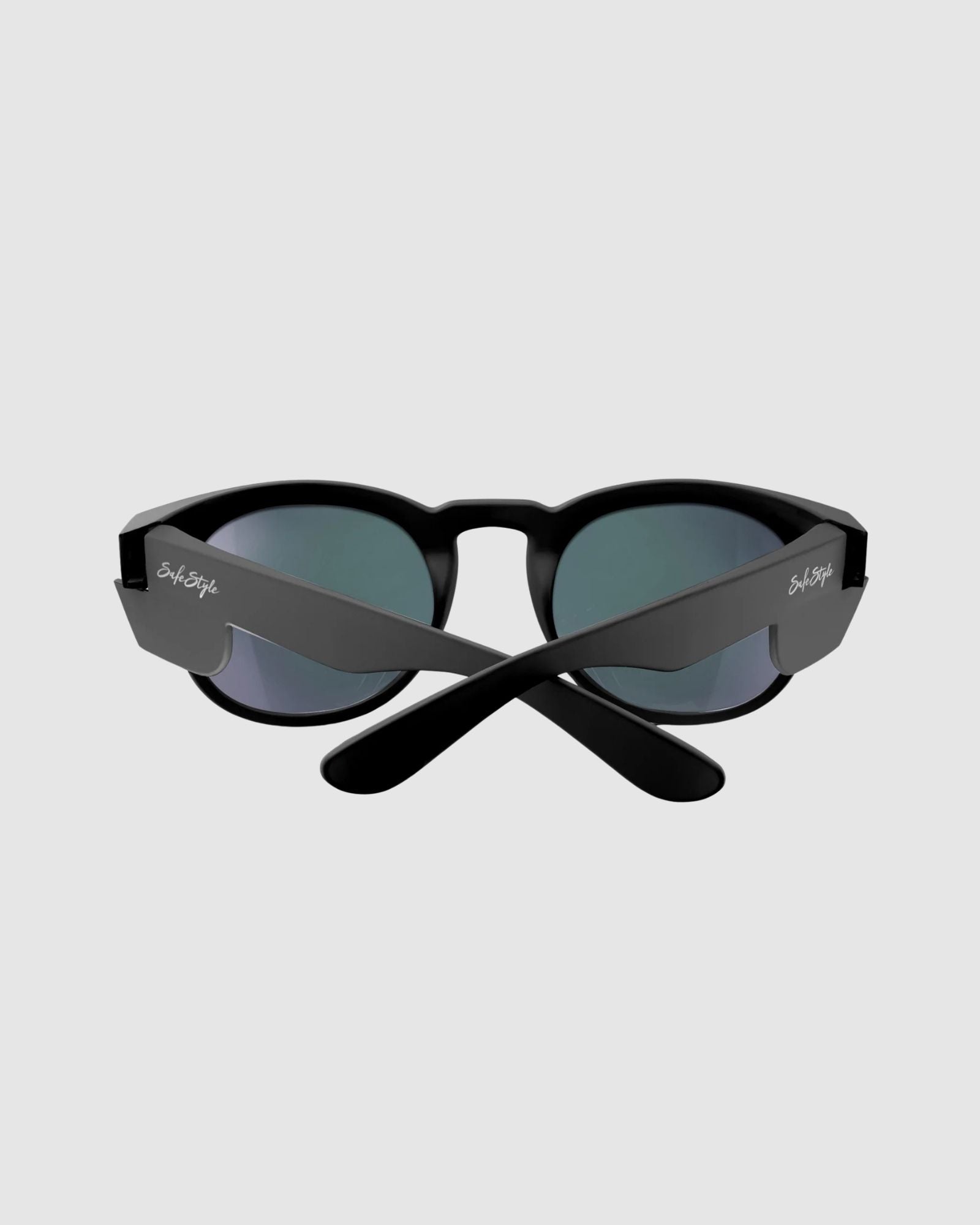 Safestyle Cruisers Matte Black Frame Mirror Blue Polarised Lens CRMBBP100