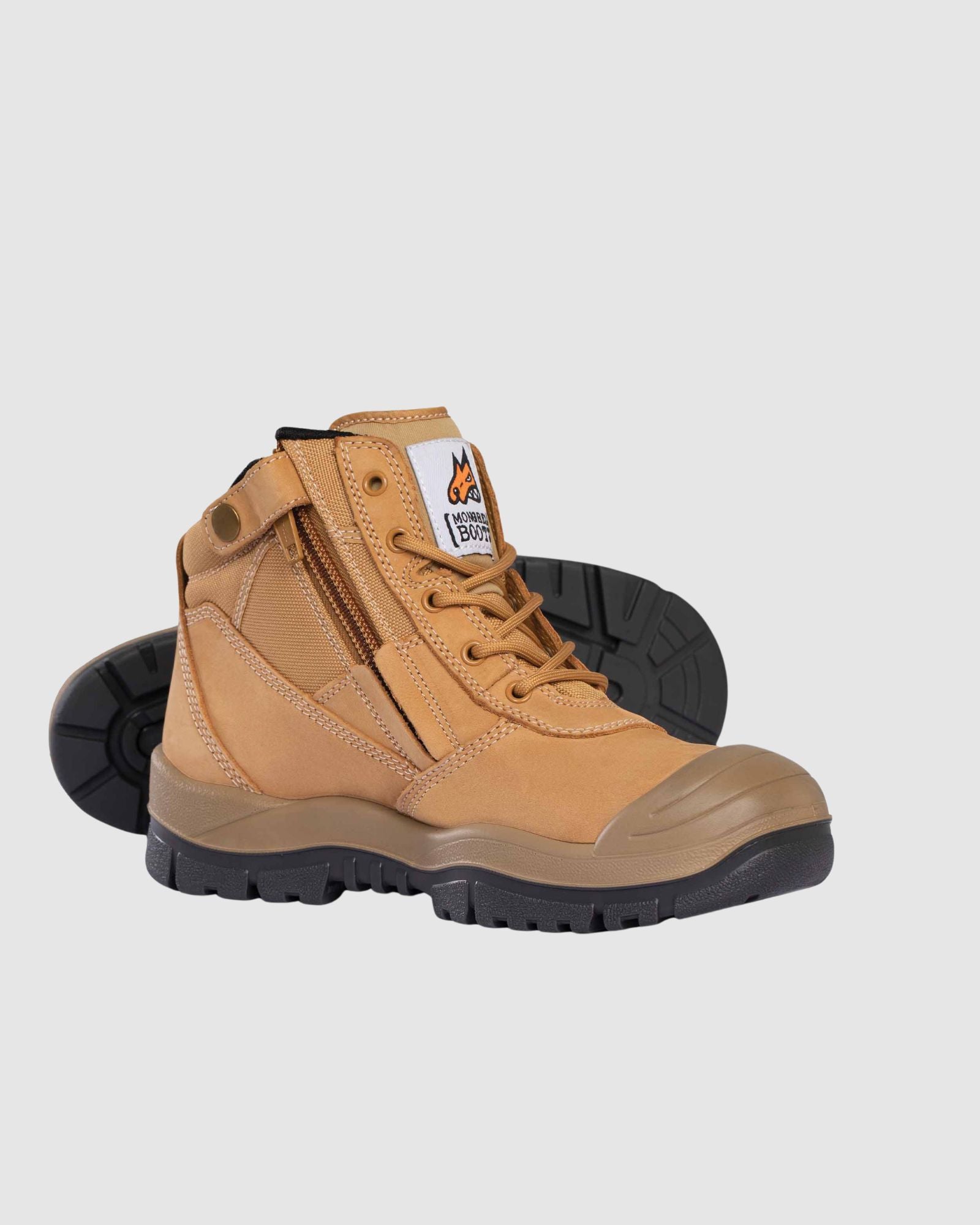 Mongrel Boots Wheat Zipsider Boot W/ Scuff Cap 461050