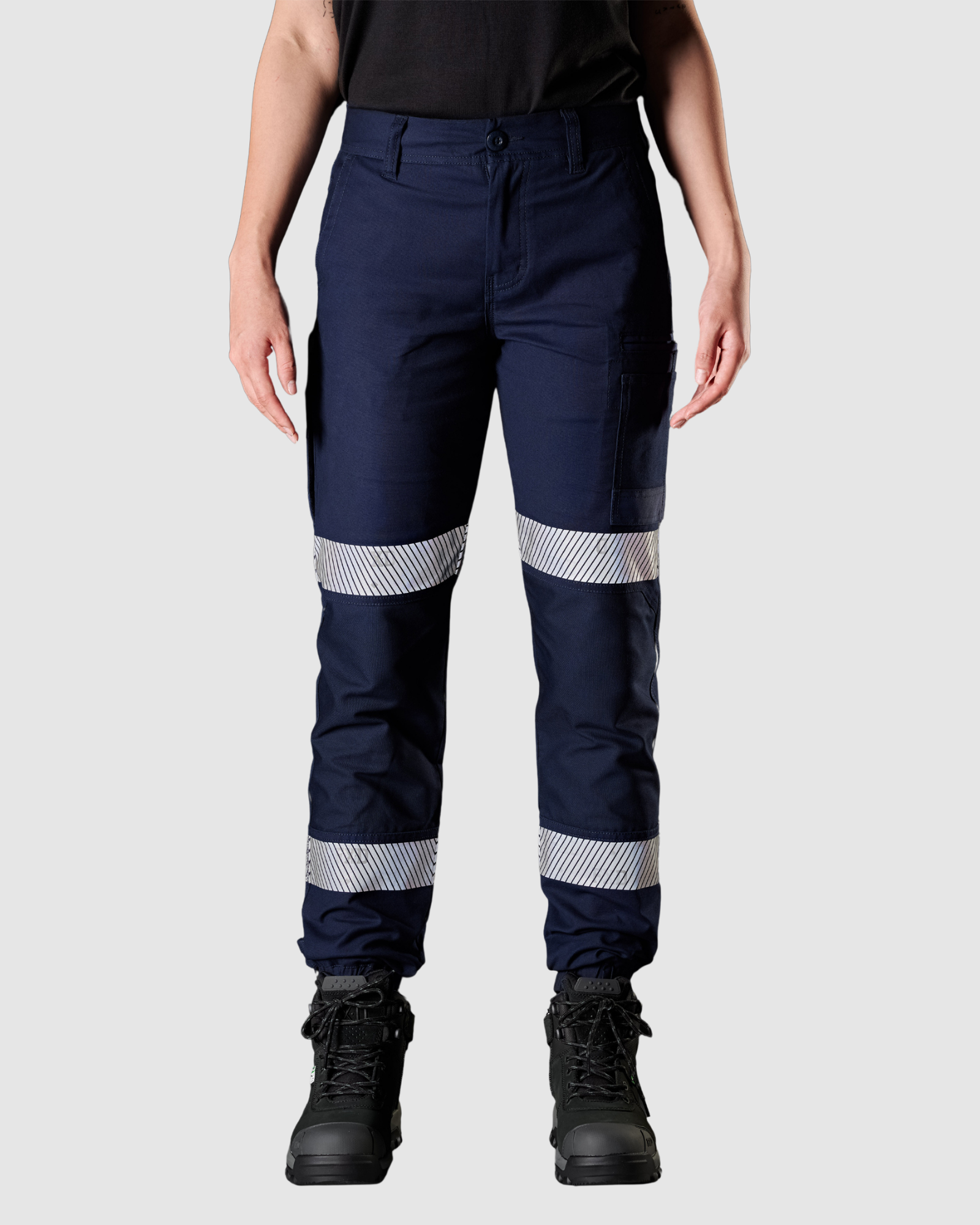 FXD WOMENS REFELCTIVE CUFFED WORK PANTS-WP-4WT