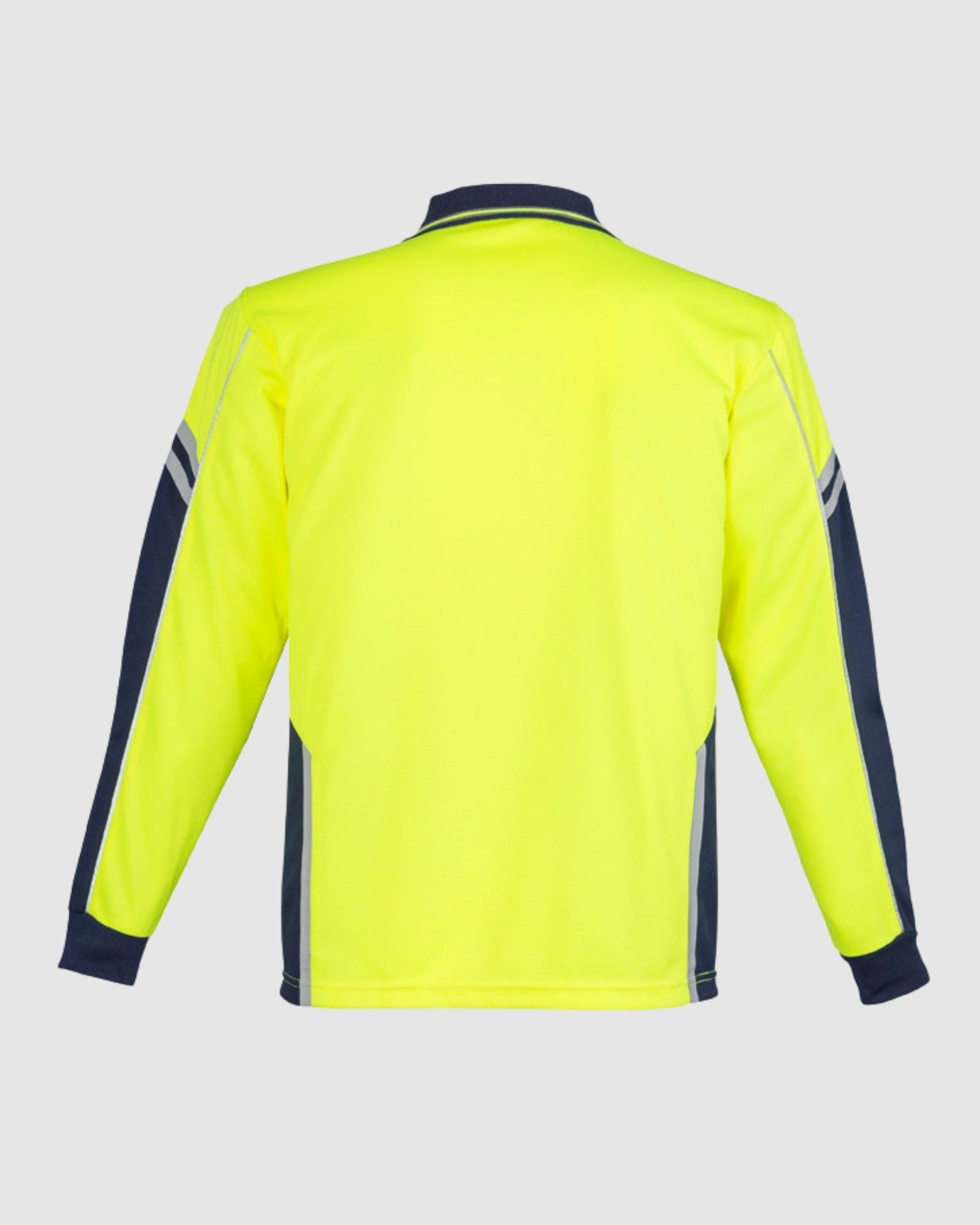 Syzmik Mens Hi Vis Squad Long Sleeve Polo ZH238