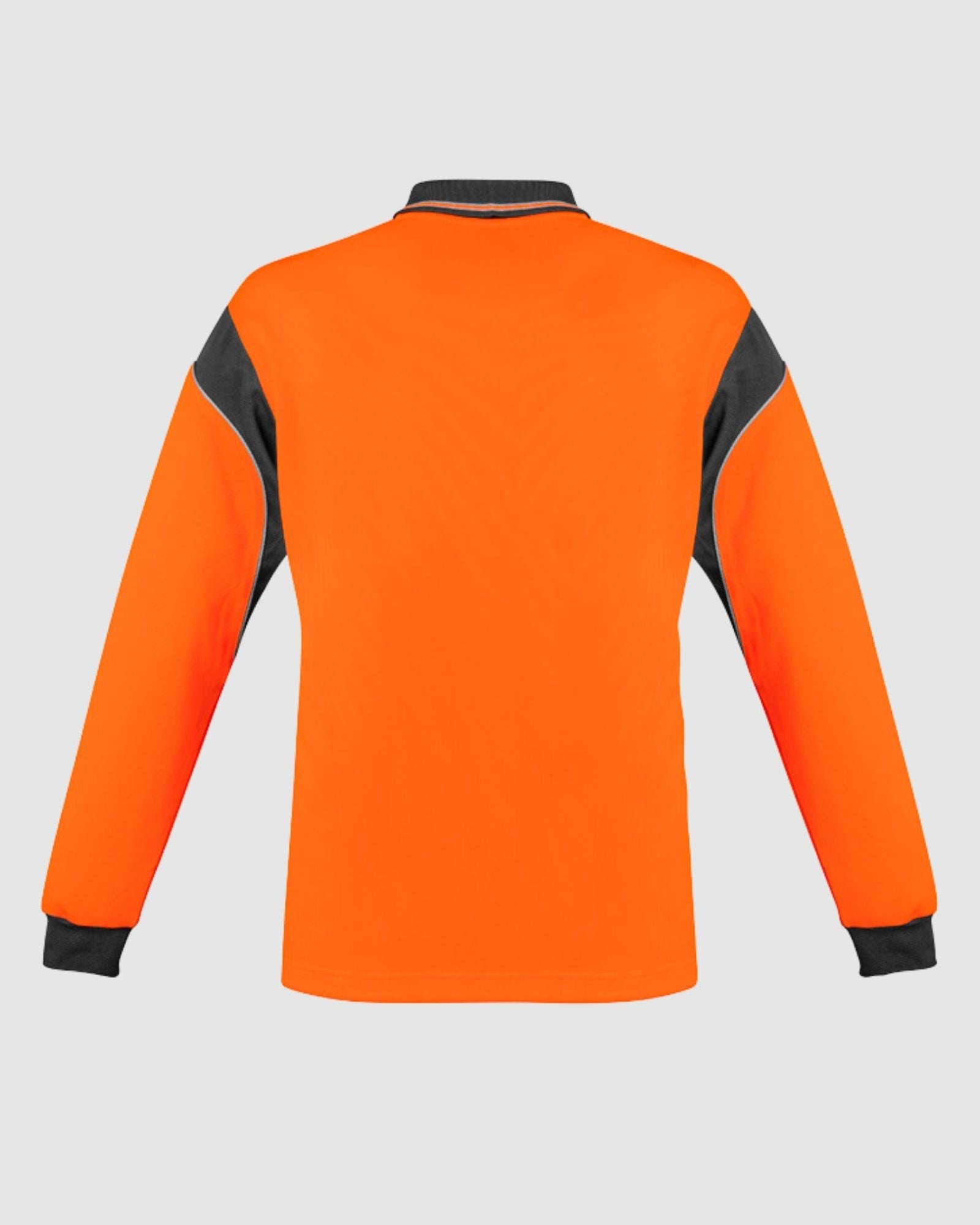 Syzmik Mens Hi Vis Aztec Long Sleeve Polo ZH249