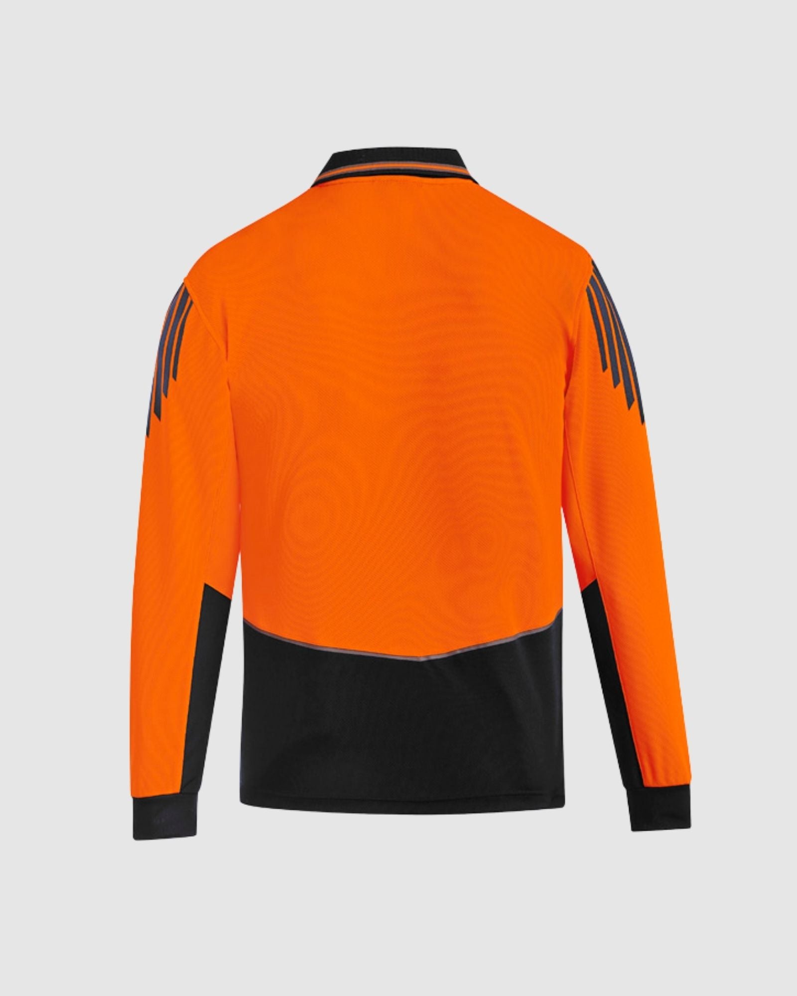 Syzmik Mens Hi Vis Flux Long Sleeve Polo ZH310
