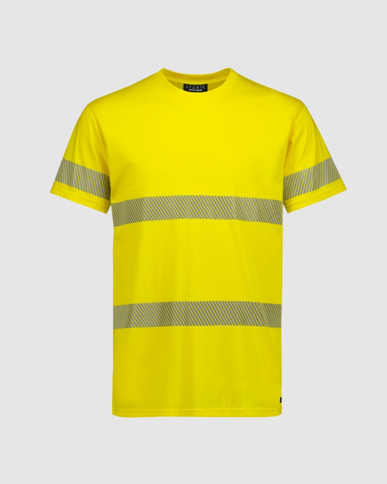 Syzmik Mens Hi Vis Segmented Tape Cotton Tee Shirt ZH510