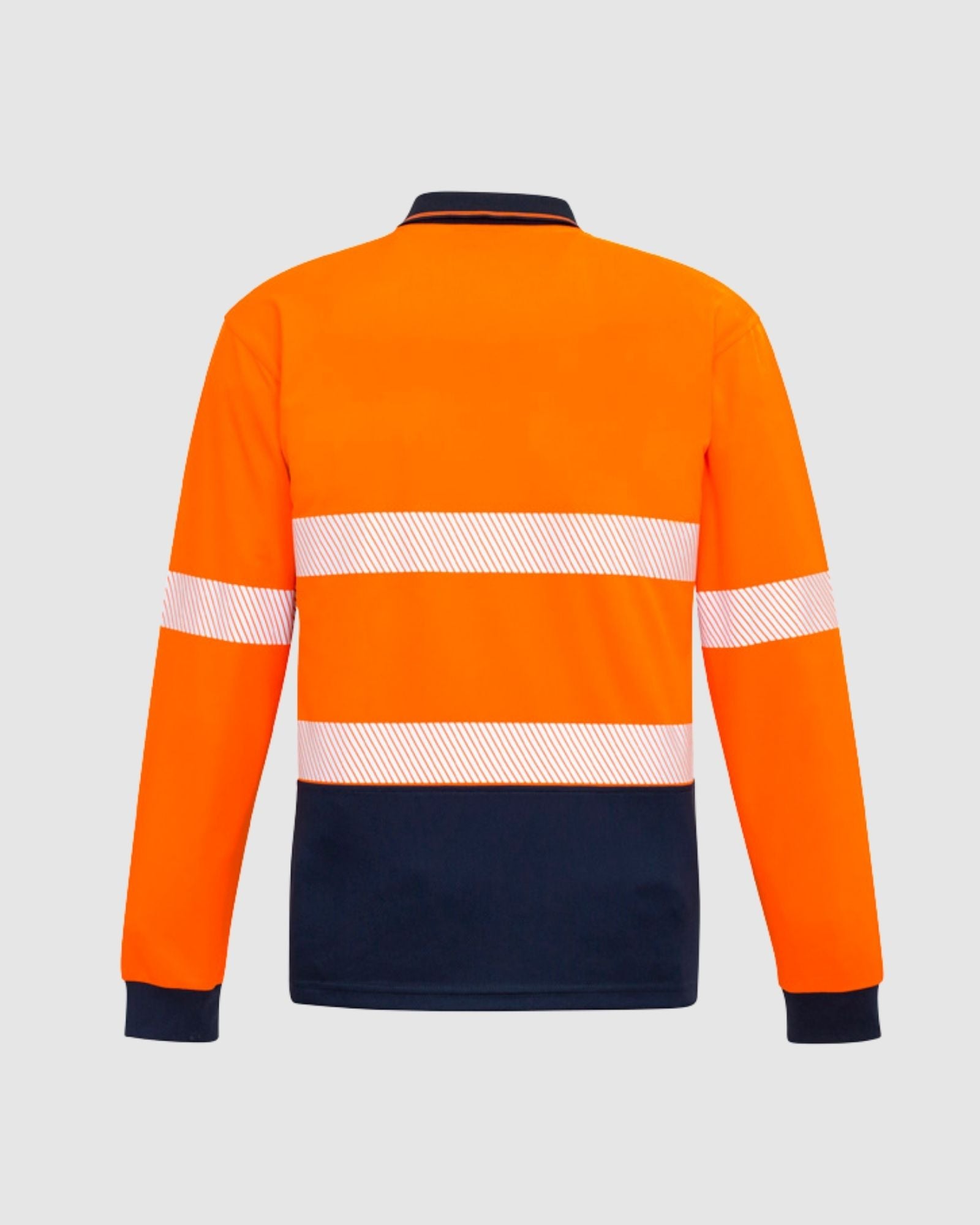 Syzmik ZH530 Hi Vis Segmented Tape Long Sleeve Polo Mens