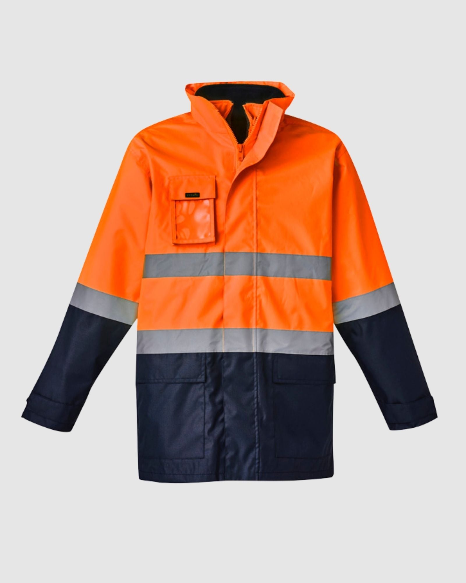 SYZMIK MENS HI VIS BASIC 4 IN 1 WATERPROOF JACKET