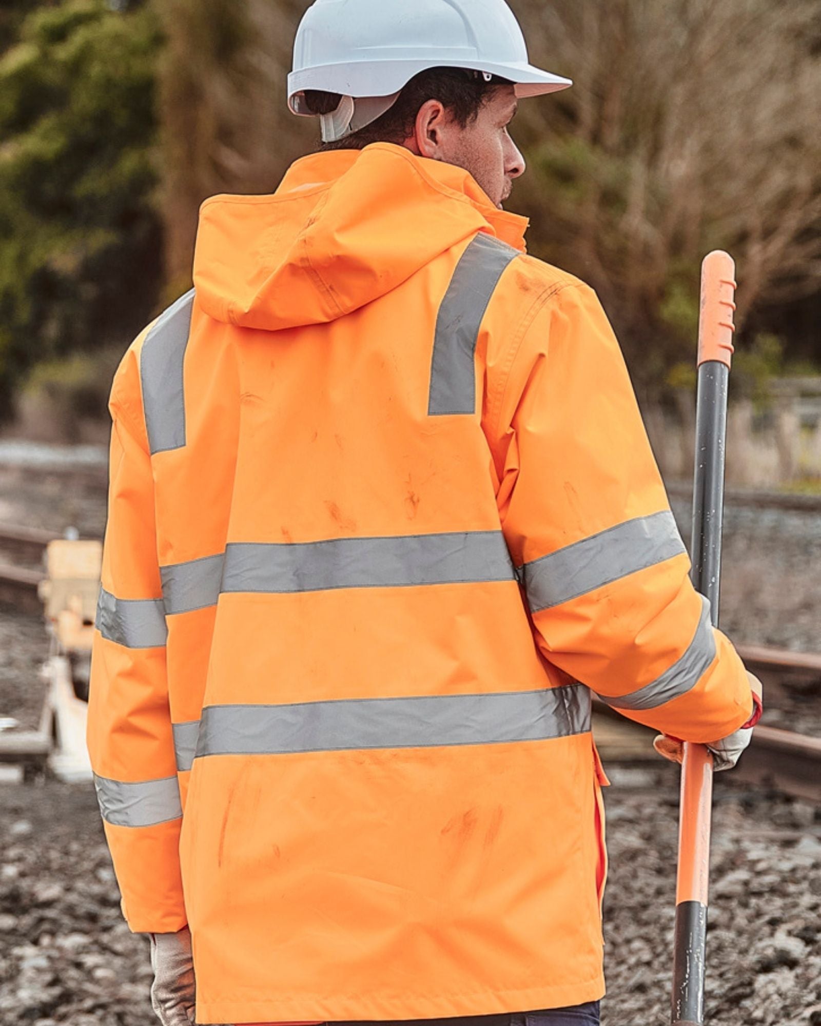 Syzmik Unisex Hi Vis Vic Rail 4 In 1 Waterproof Jacket ZJ580