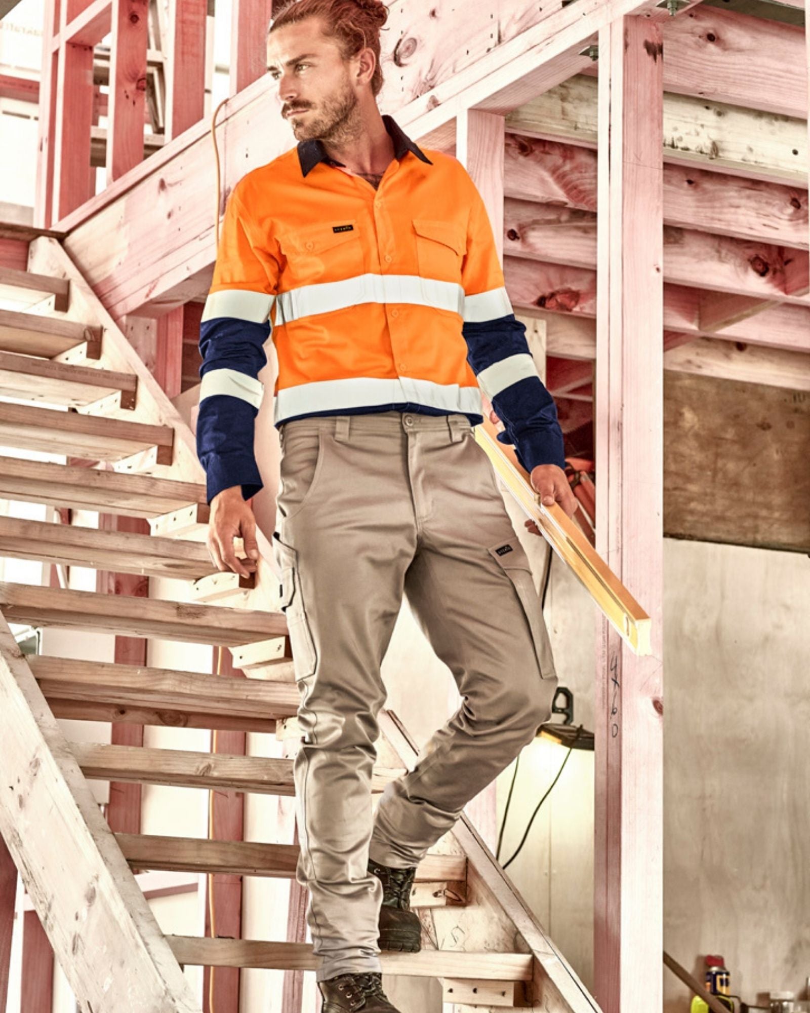 Syzmik Mens Essential Basic Stretch Cargo Pant ZP230