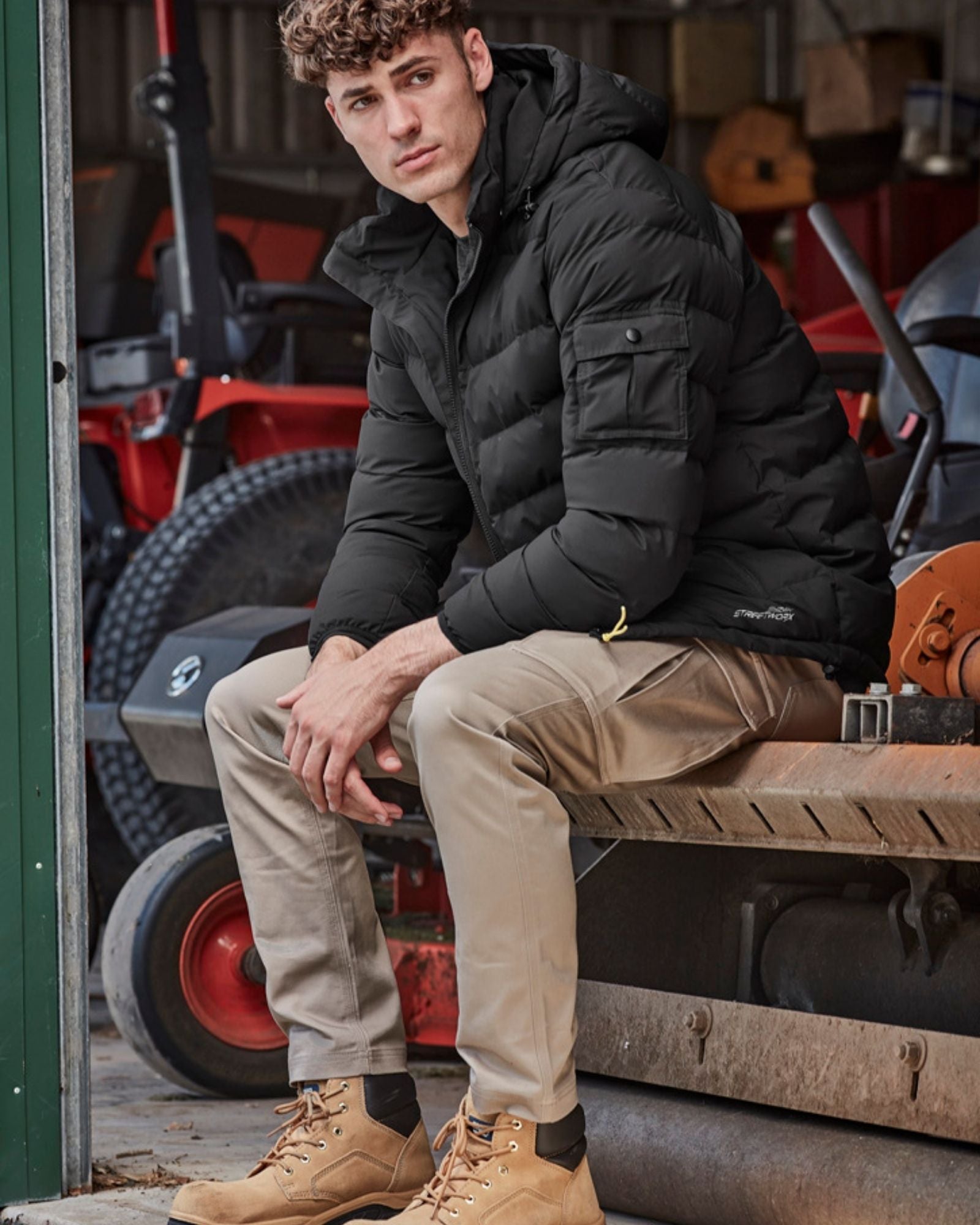 Syzmik Mens Essential Basic Stretch Cargo Pant ZP230
