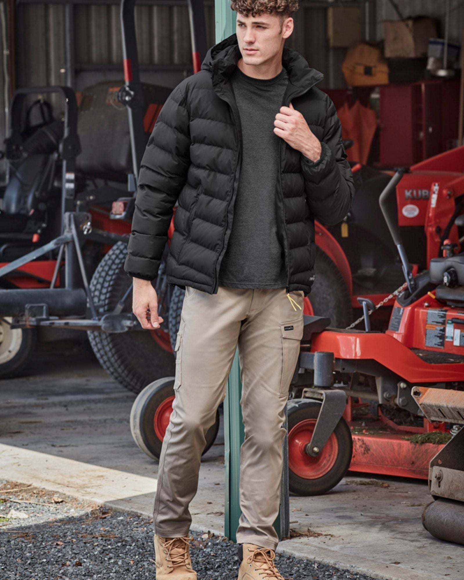 Syzmik Mens Essential Basic Stretch Cargo Pant ZP230