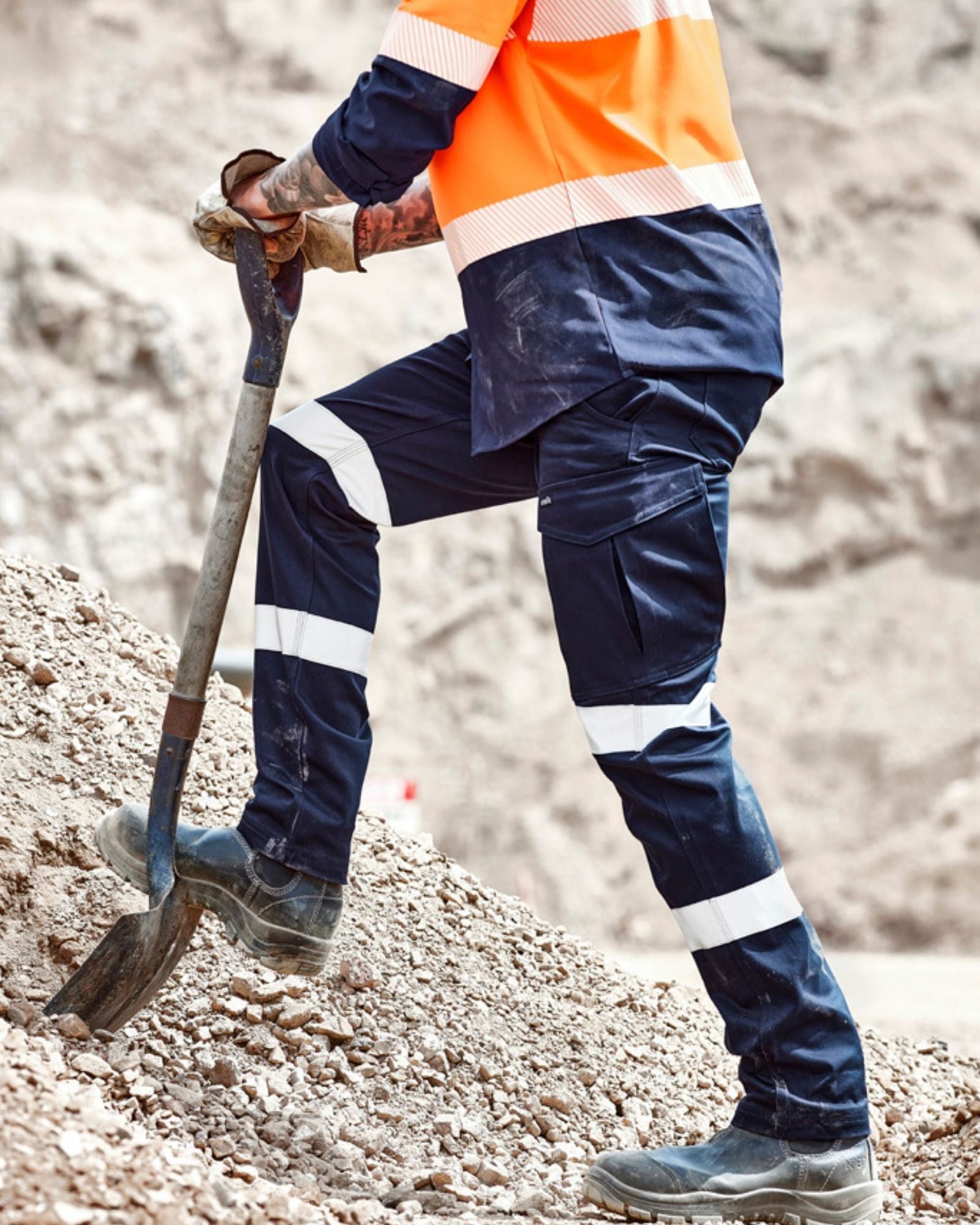 Syzmik Mens Essential Stretch Taped Cargo Pant ZP923