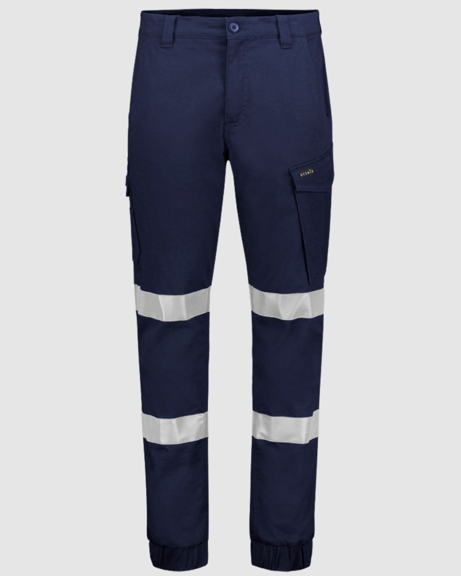 Syzmik Mens Essential Stretch Taped Cargo Pant Cuffed ZP935