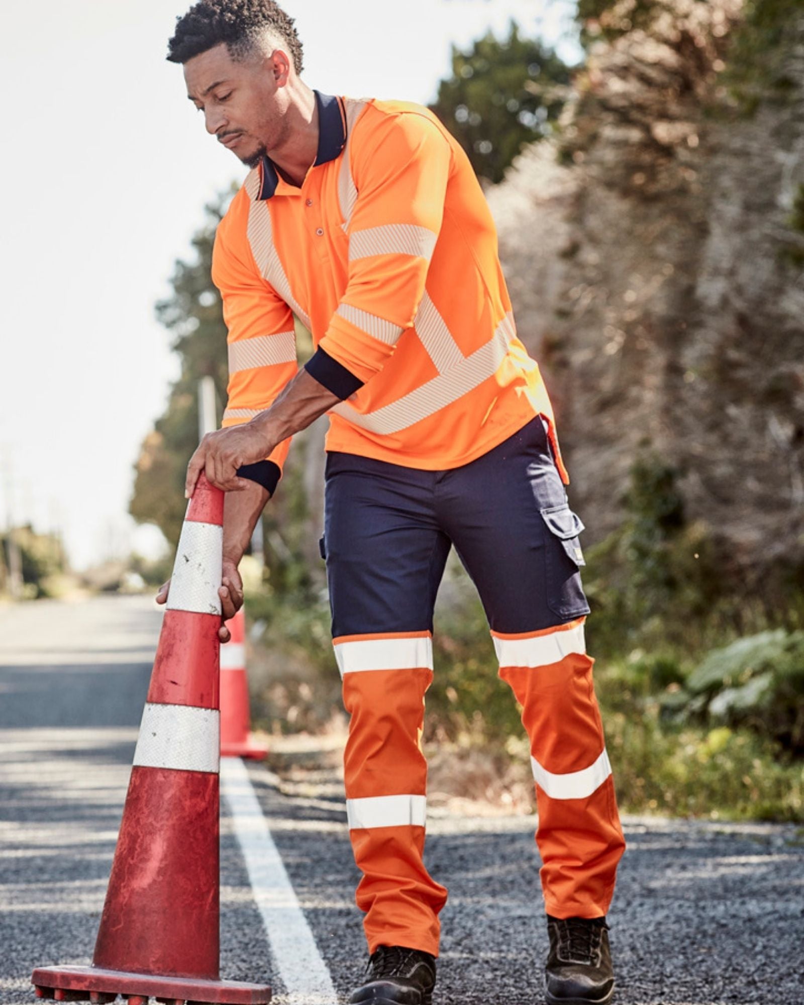 Syzmik Mens Bio Motion Hi Vis Taped Pant ZP980