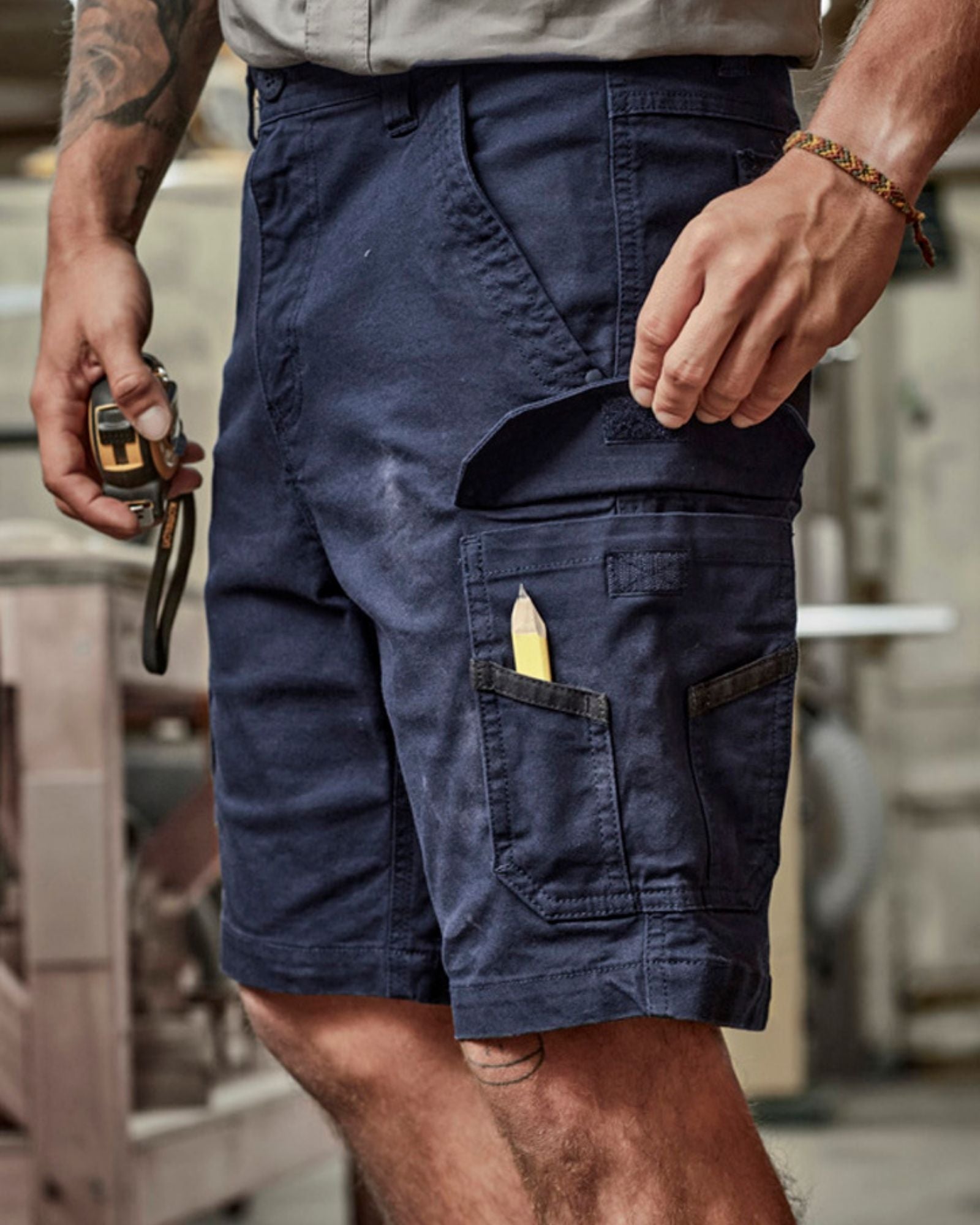 Syzmik Mens Streetworx Heritage Short ZS822