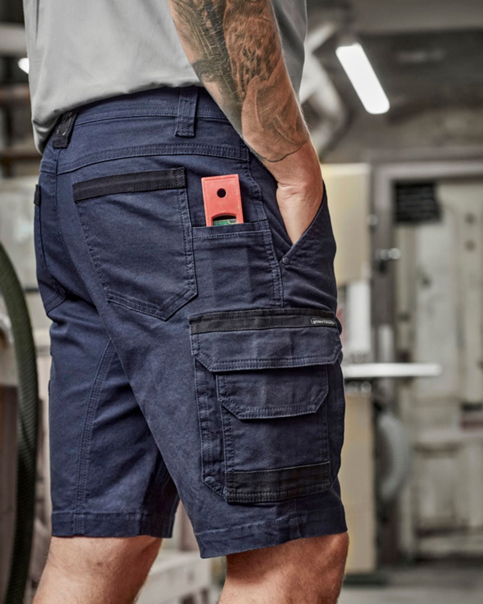 Syzmik Mens Streetworx Heritage Short ZS822