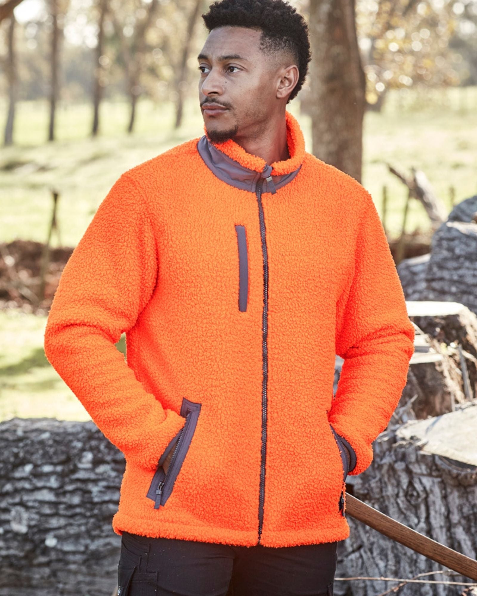 Syzmik Unisex Streetworx Full Zip Sherpa Fleece ZT285