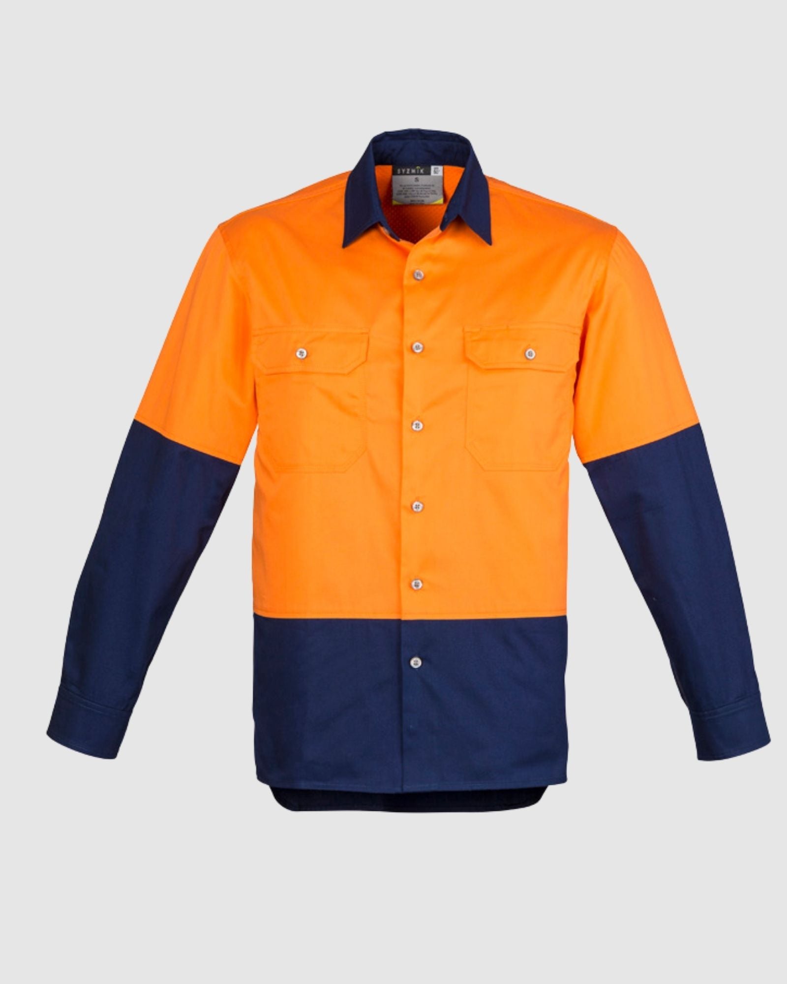 SYZMIK MENS INDUSTRIAL LONG SLEEVE SHIRT
