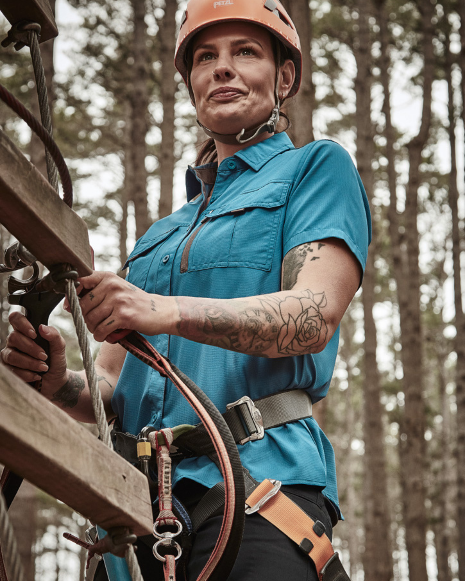 Syzmik Womens Outdoor Short Sleeve Shirt ZW765