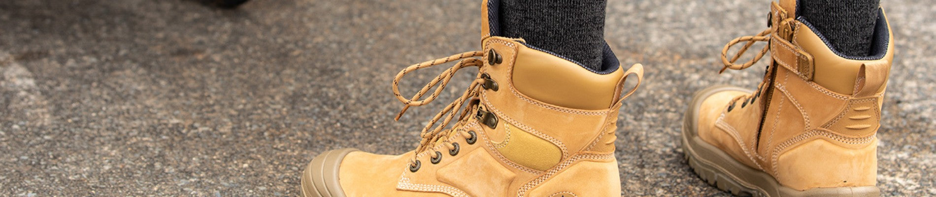 Mens Zip Sided Boots