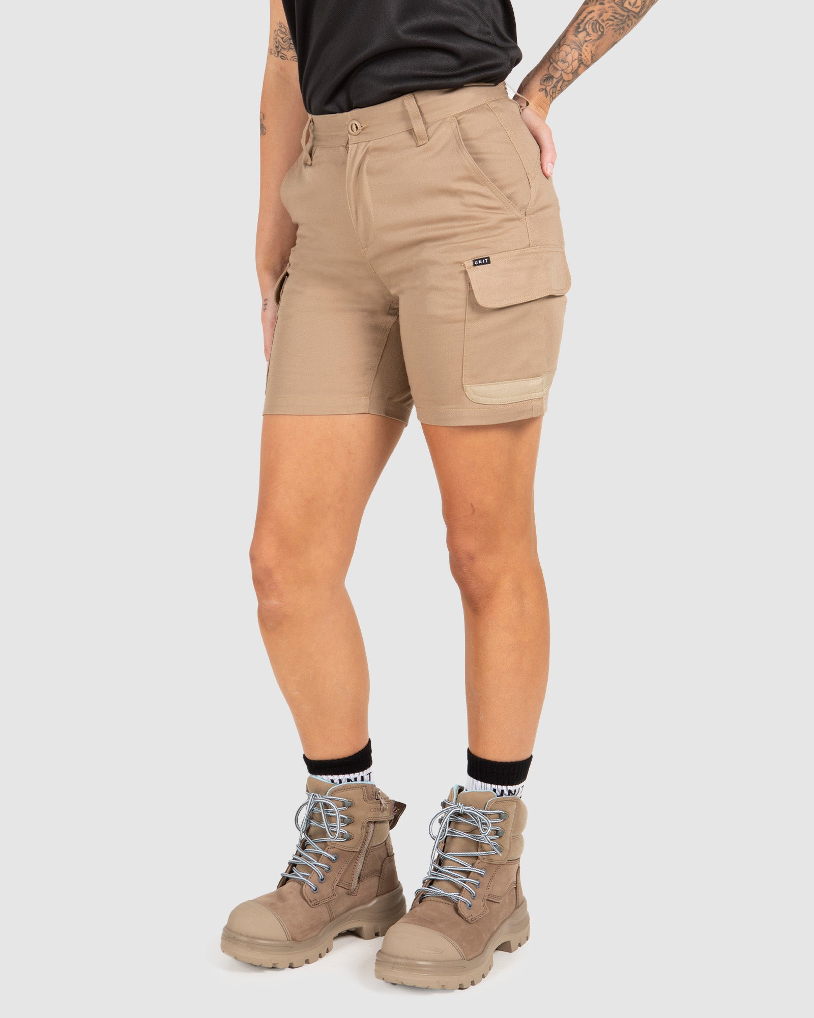 UNIT Ladies Workwear Staple Cargo Performance Shorts 209217006 