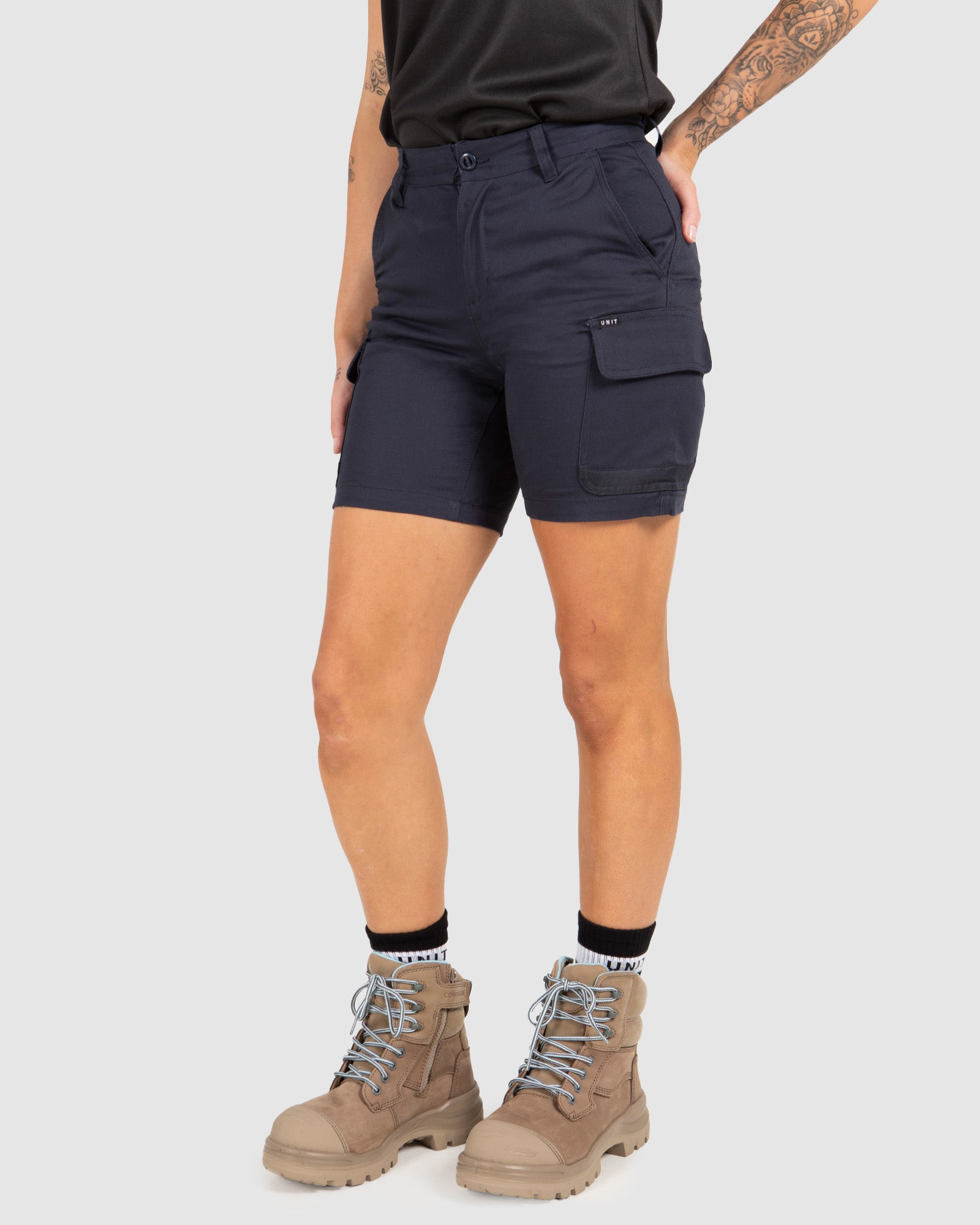 UNIT Ladies Workwear Staple Cargo Performance Shorts 209217006 