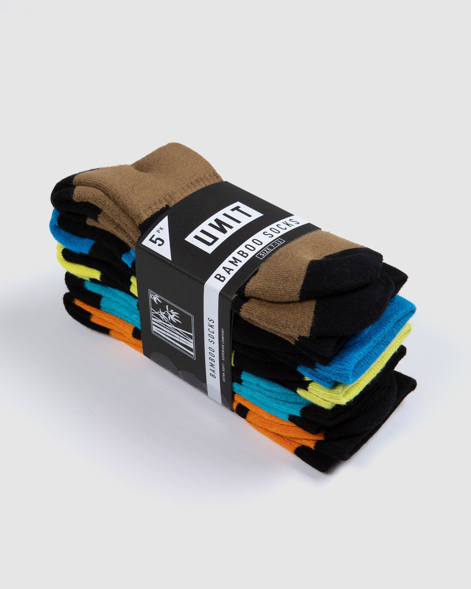 MENS SOCKS BAMBOO 5 PACK REACT