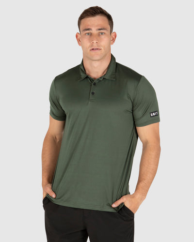 UNIT Mens Polo Shirt Elite Flex 229145002 