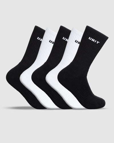 MENS SOCKS BAMBOO 5 PACK STORM