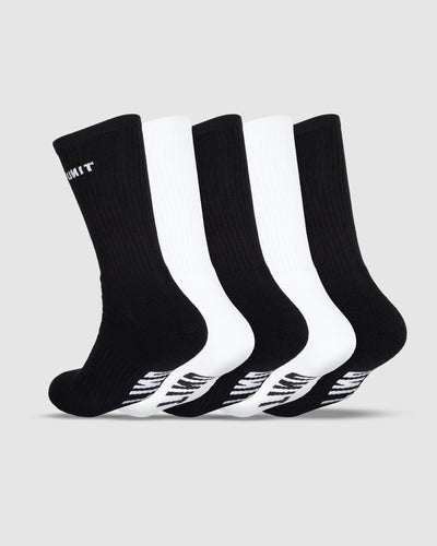 MENS SOCKS BAMBOO 5 PACK STORM