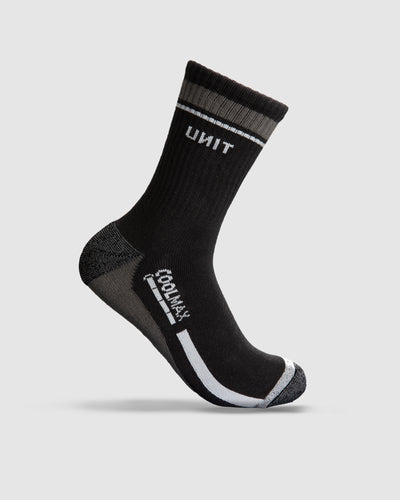 MENS SOCKS COOLMAX CREW 2 PACK