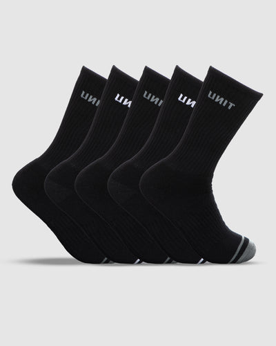 MENS SOCKS BAMBOO CREW 5 PACK