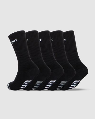 MENS SOCKS BAMBOO CREW 5 PACK