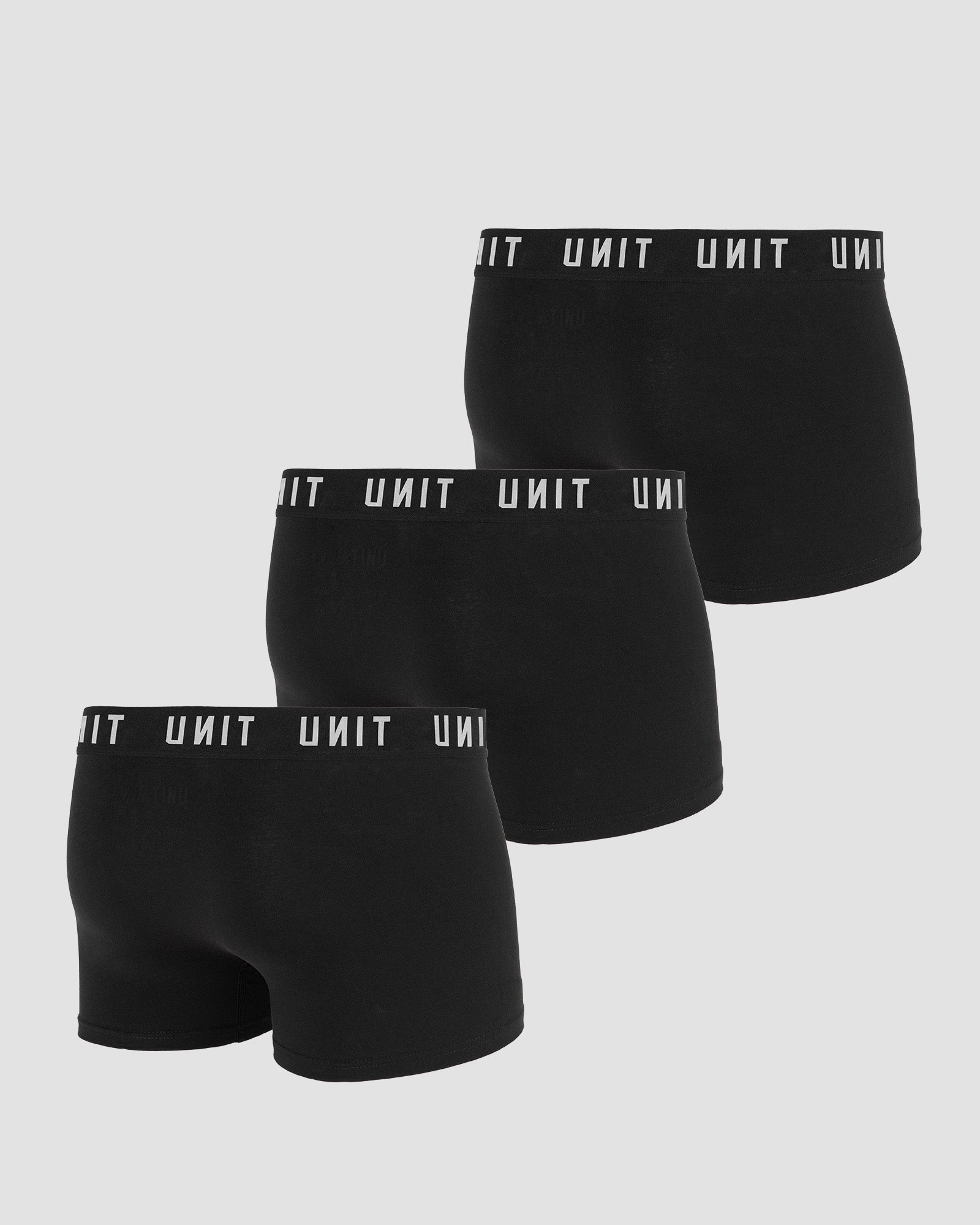 MENS UNDERWEAR - COTTON SHORT TRUNKS - 3 PACK