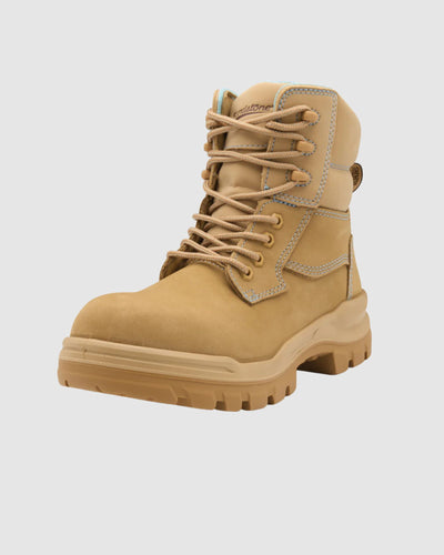 Blundstone Rotoflex Women's Sand 135MM Zip Sided Safety Boot 8864 