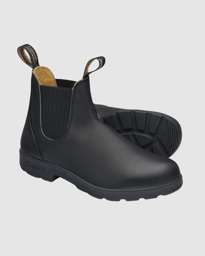 Blundstone Black Premium Leather Elastic Side Boot 610 