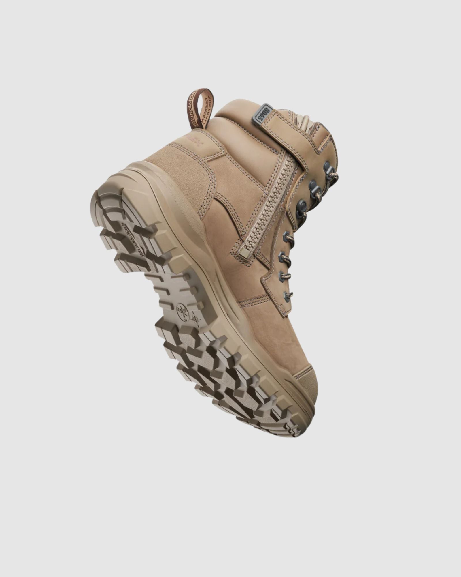 Blundstone Rotoflex Water Resistant Nubuck 150MM Zip Sided Safety Boot 8063 