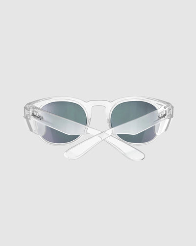 Safestyle Cruisers Clear Frame mirror Blue Polarised CRCBP100