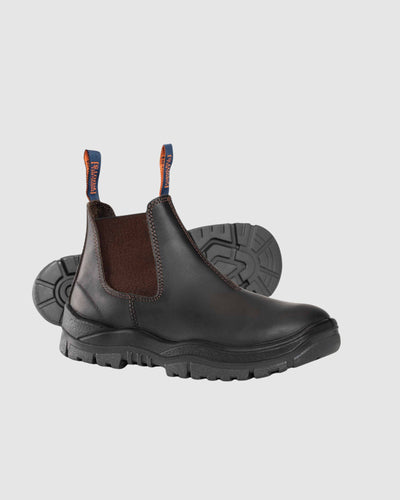 Mongrel Boots Claret Oil Kip V Cut Elastic Sided Boot 240090 