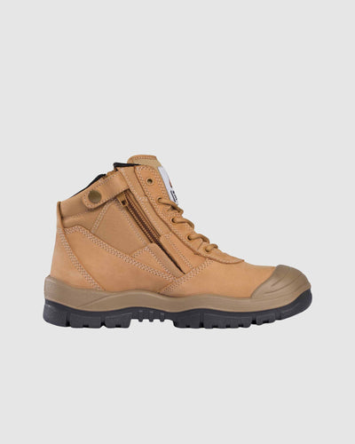 Mongrel Boots Wheat Zipsider Boot W/ Scuff Cap 461050 
