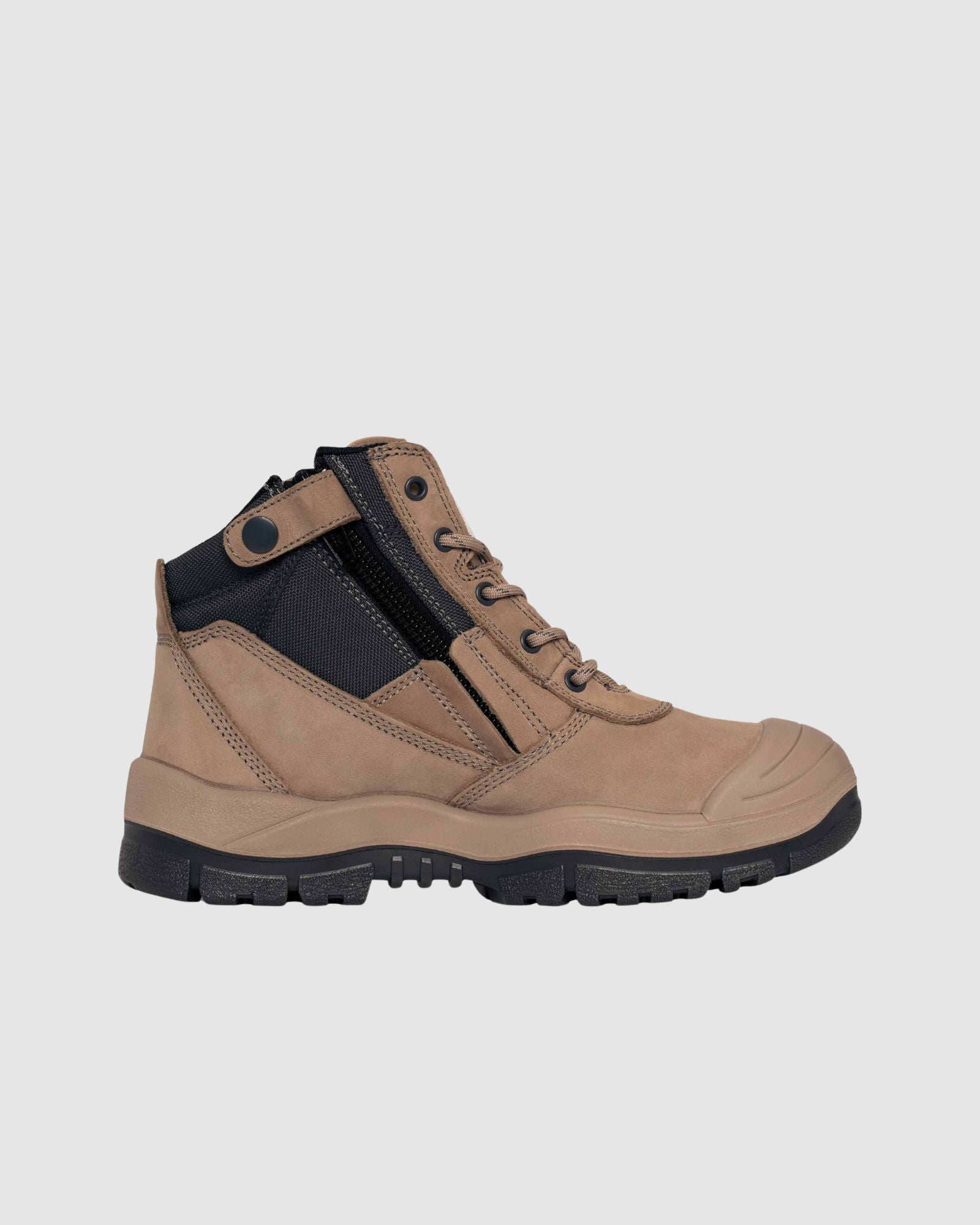 Mongrel Boots Stone Zipsider Boot W/ Scuff Cap 461060 