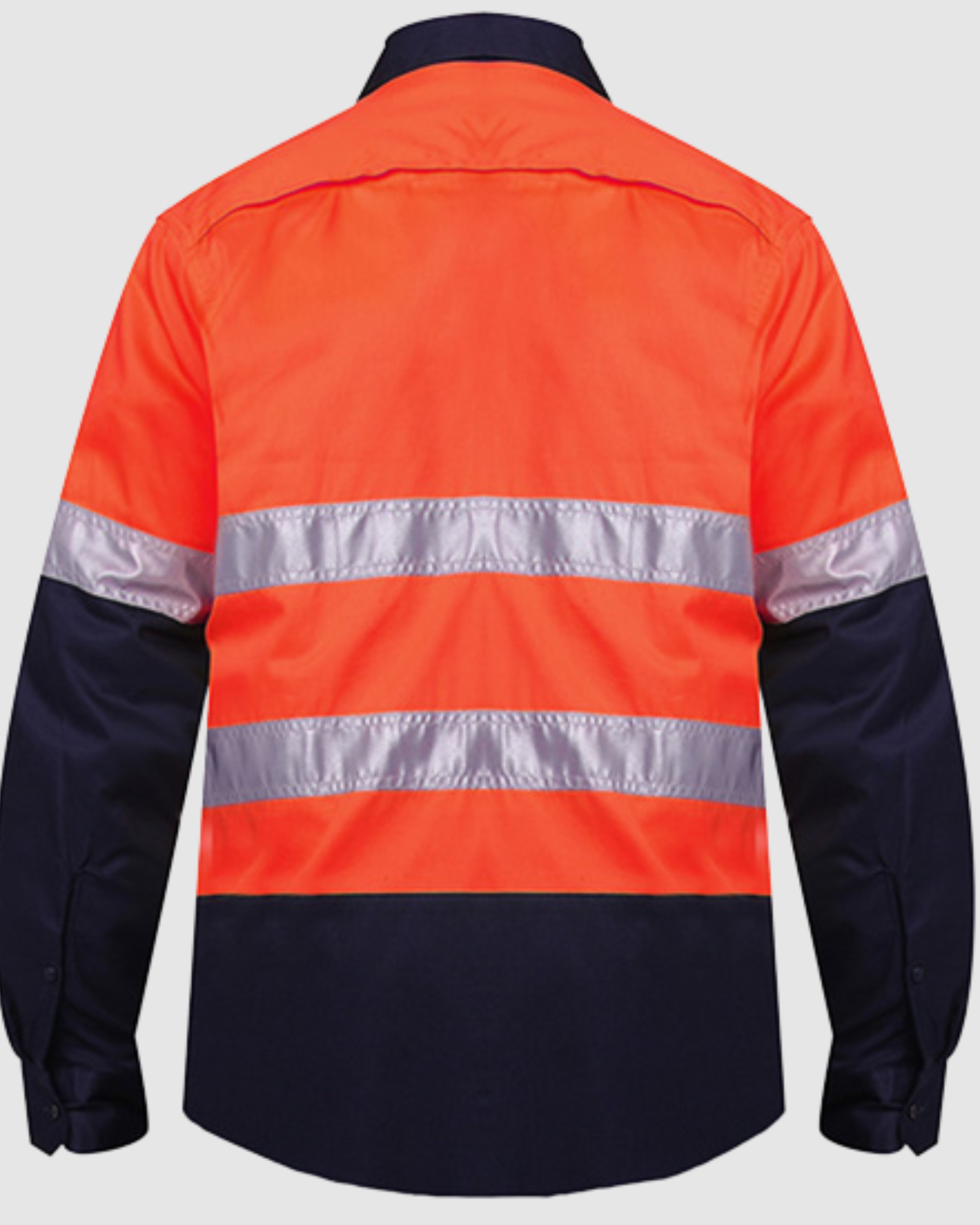 Ritemate Vented Open Front Lightweight L/S 50MM Reflective Tape RM107V2R 